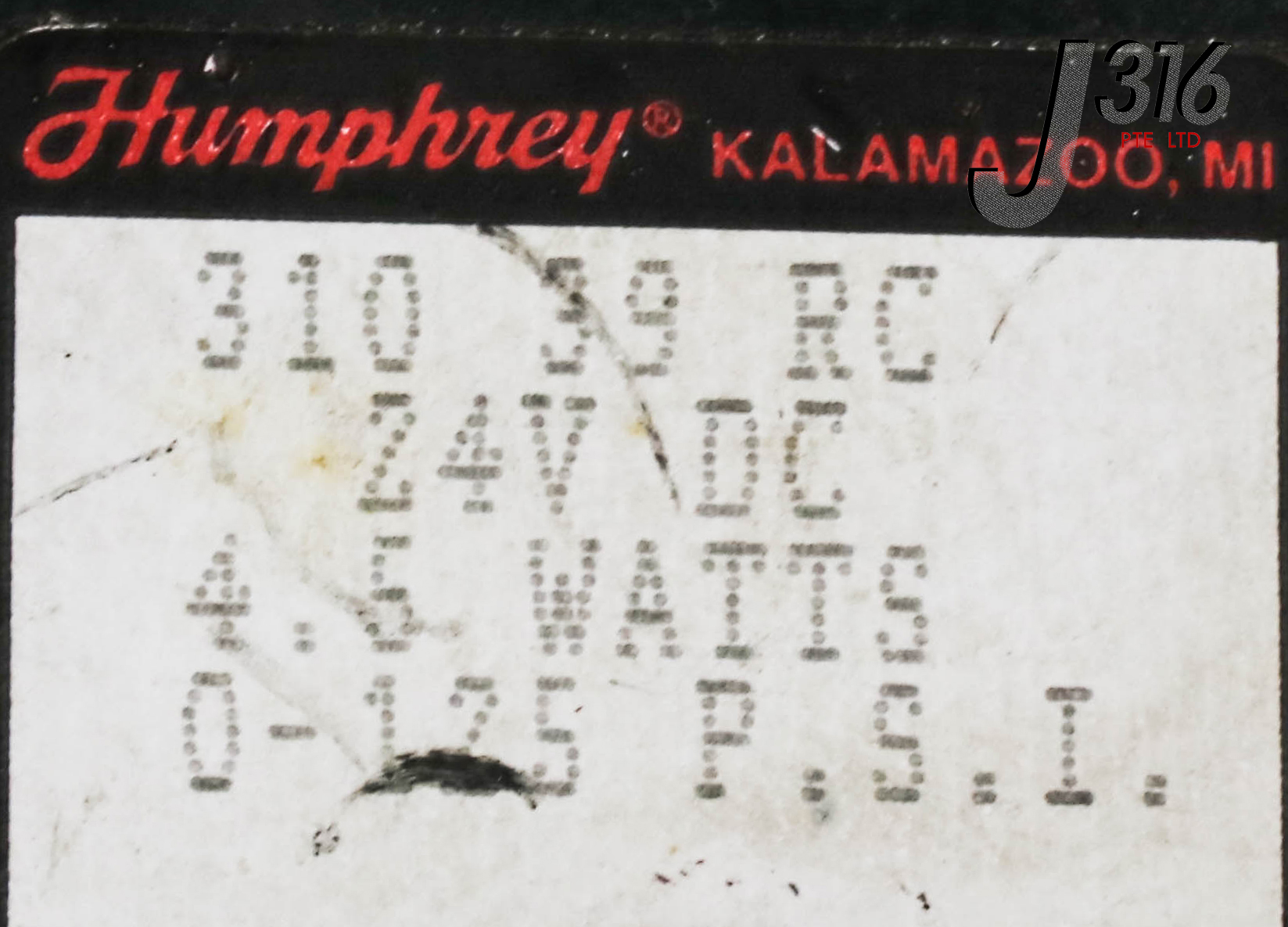 13872 HUMPHREY SOLENOID VALVE 310 39 RC | eBay